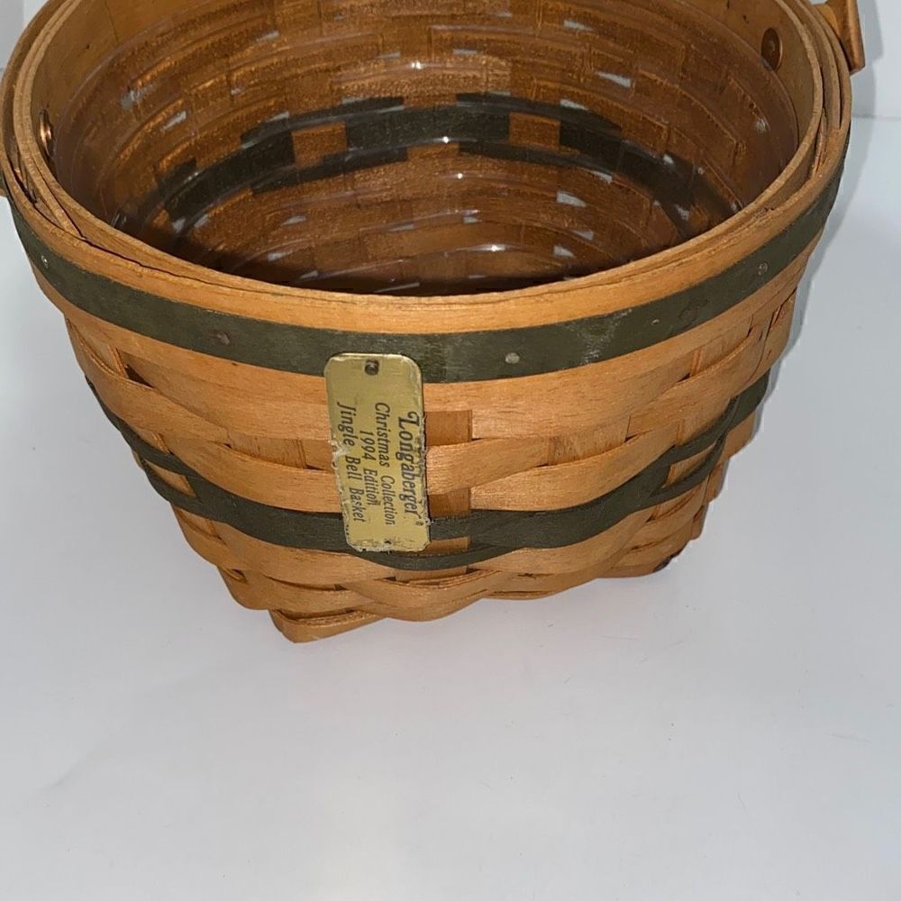 Longaberger Christmas Collection 1994 Edition Jingle Bell Woven Wooden Basket‎ - Picture 13 of 13